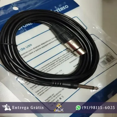 Cabo P10 + Xlr 5m Kp-yp5019 - Knup *ENTREGA GRÁTIS*