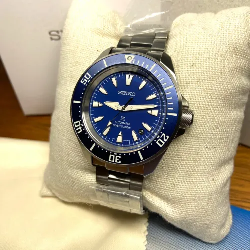 Relógio Seiko Prospex Samurai Shogu-Rai SRPL51 azul NOVO