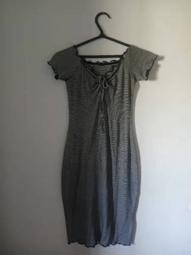 Vestido listrado dress to