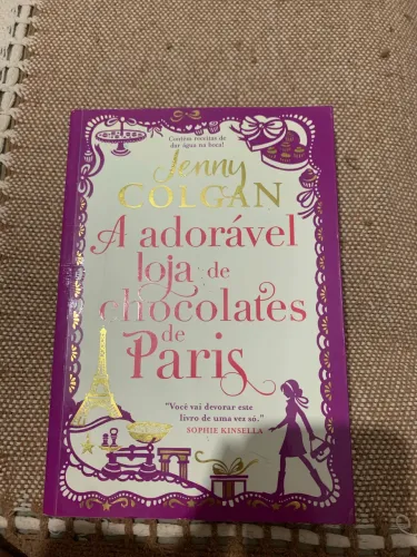 Livro A adorável loja de chocolates de Paris