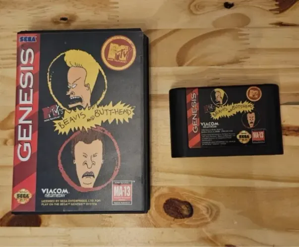 Jogo Original para Mega Drive / Genesis - BEAVIS AND BUT-HEAD