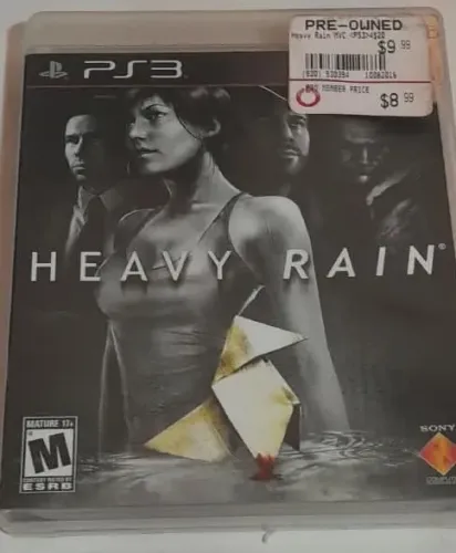 Jogo Raro Para PS3 - Heavy Rain - Sony/Quantic Dream - Em Ótimo Estado