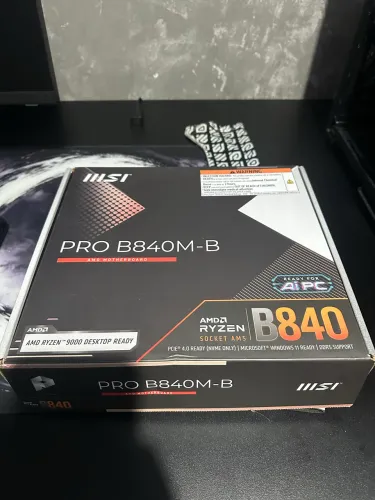 PLACA MÃE MSI PRO B840M AM5