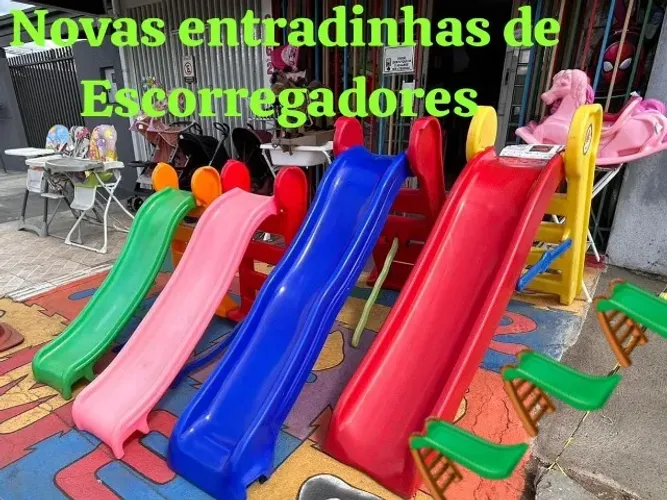 LOJINHA DA DUDA Os melhores produtos infantis, Escorregadores, Cama elastica, Gangorras