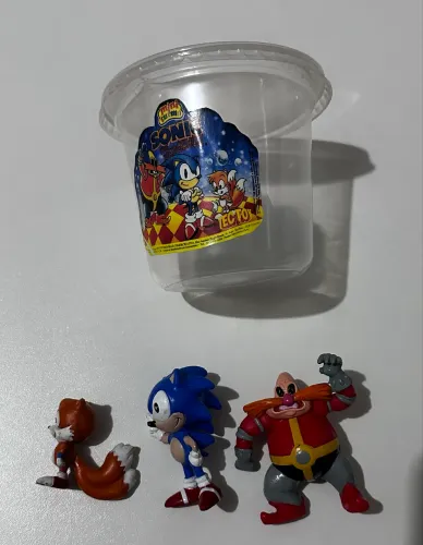 Miniaturas Tec Toy - Sonic + TV Colosso