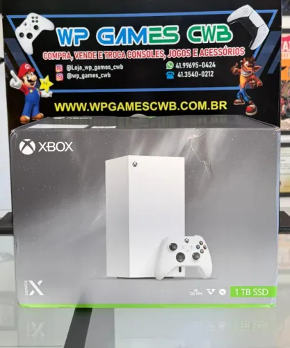 XBOX SERIES X ALL DIGITAL 1TB NOVO LACRADO COM GARANTIA LOJA FÍSICA WP GAMES CWB