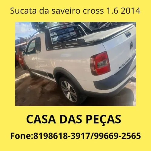 Retirada de peças da saveiro cross 2014