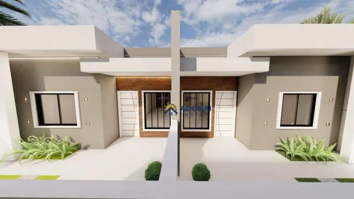Casa Nova com Piscina, 3 dormitórios à venda, 85 m² por R$ 498.000 - Nereidas - Guaratuba/