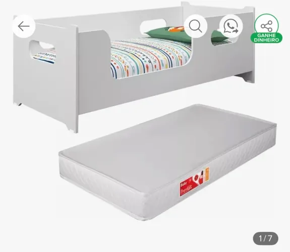 Cama infantil montessouriana usada