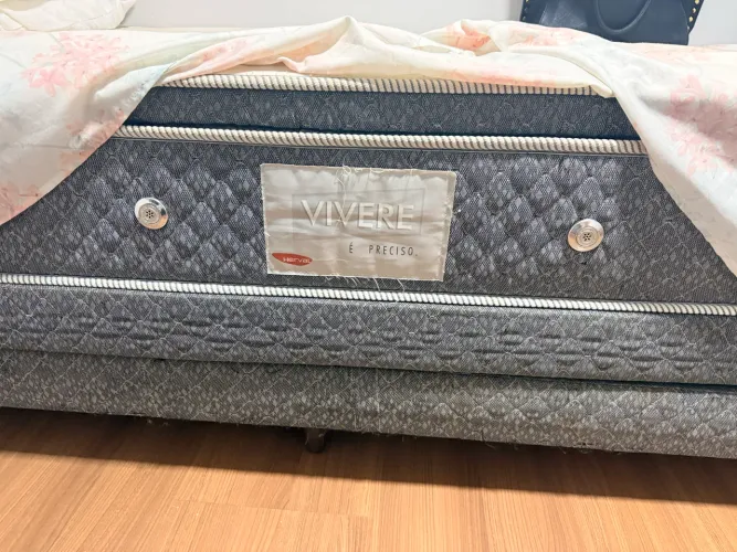 CAMA BOX DE SOLTEIRO + COLCHÃO