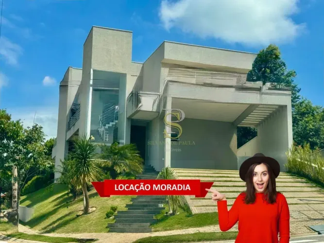 Casa com 4 dormitórios para alugar, 417 m² por R$ 18.720,00/mês - Tanque - Atibaia/SP