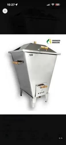 Churrasqueira Bafo G Churrasco Brasileiro Inox Cupim Costela