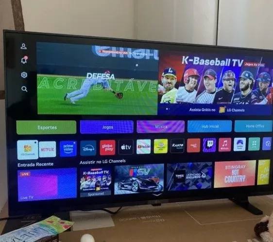 tv smart LG 43 polegadas 4k