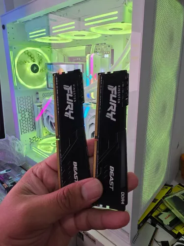 Memória ram 2x8gb 3200mhz cl16 Kingston