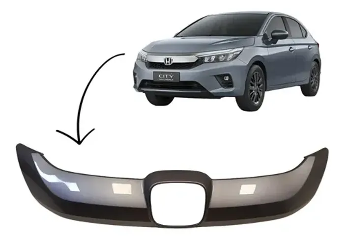 Moldura Grade Radiador Honda City Hatch Dx 15/17 Hn5003