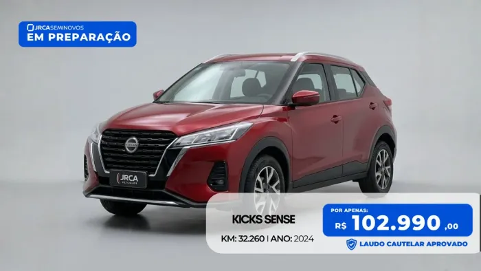 Nissan Kicks Sense 1.6 16V Flex AUT 2024