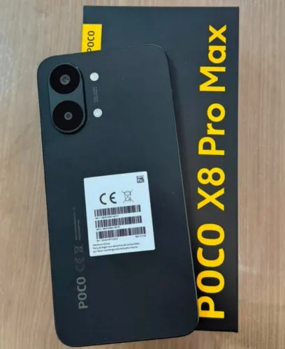 Poco X8 Pró Max 5G 256GB 12GB Preto Celular Xiaomi Original