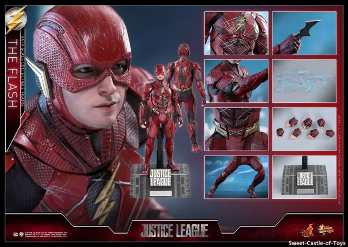 Flash liga da justiça Hot Toys 1/6