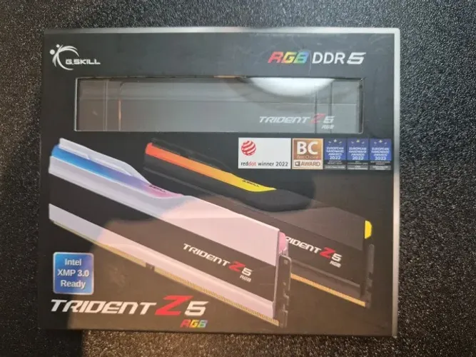 Memória G.Skill Trident Z5 RGB 32GB (2x16GB) DDR5 6400MHz CL32