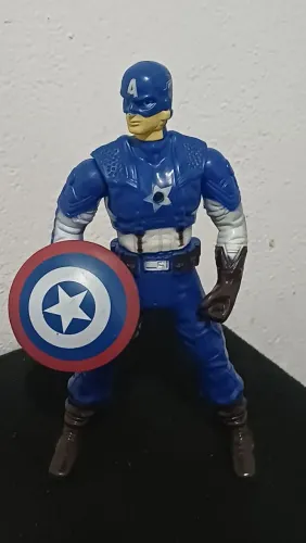 Boneco Capitão América Marvel Toy Biz Anos 90 Com Escudo