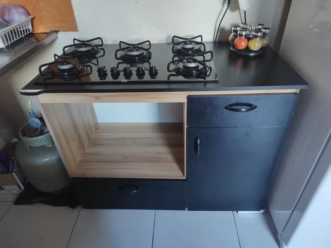 Cooktop + balcão