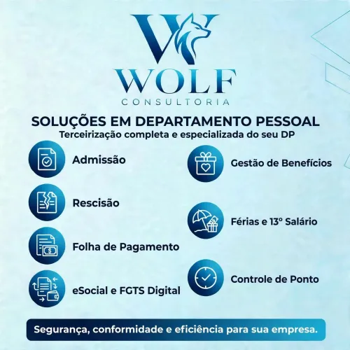 Terceirize seu Departamento Pessoal 