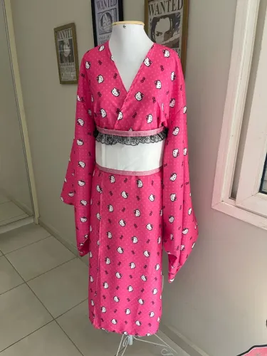 Kimono Hello Kitty NOVO TAM P/M