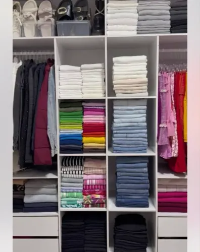 Organização de armários ou closet