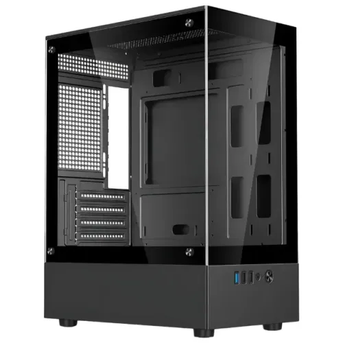 Gabinete Gamer Bluecase BG-053, Vidro Temperado Lateral e Frontal, Preto