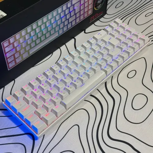 Teclado Redragon Zed Pro Wireless Mecânico RGB Switch Brown (Venda ou Troca)