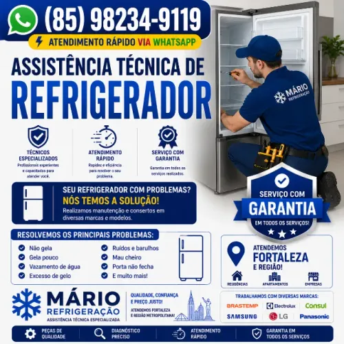 Assistência Técnica de Refrigerador