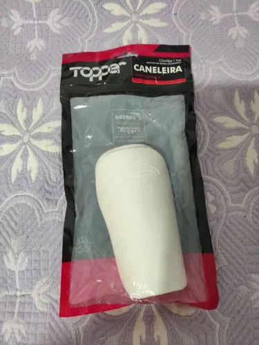 Caneleira topper Titanium nova branca tamanho único infantil