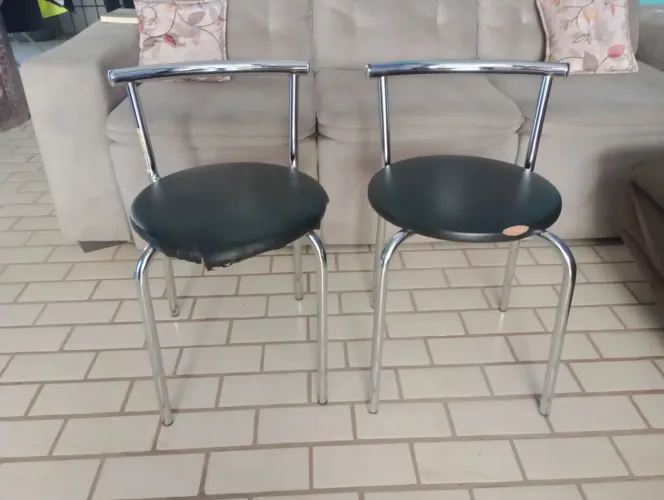 Conjunto Duas Banquetas (com avaria) - Padrão Ouro em Qualidade - Carraro Móveis