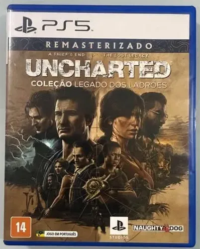 Jogo de PS5 - UNCHARTED Coleção Legado dos Ladões