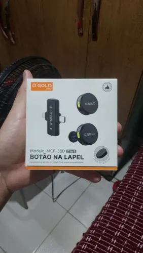 Microfone de lapela
