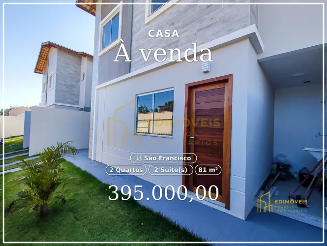 Incrível Casa Duplex em São Francisco  2 Suítes e Área Verde para Relaxar!