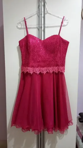 Vestido de Festa Rosa