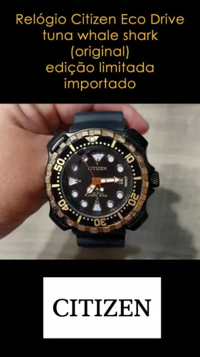 Relógio Citizen Eco Drive tuna whale shark (original)