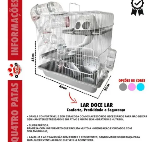 Gaiola hamster