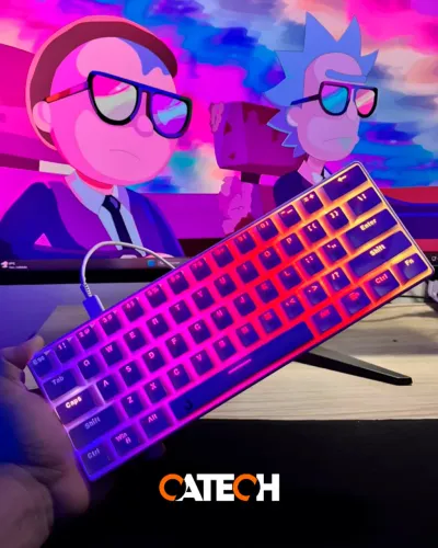 Teclado Gamer Mecânico Risemode RGB | White | 60%