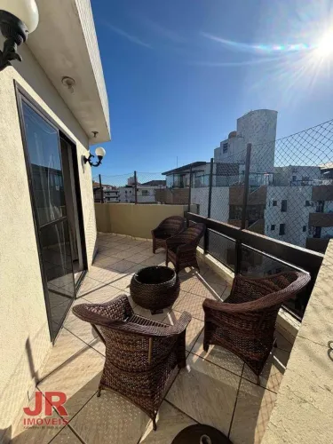 Cobertura com 3 dormitórios para alugar, 160 m² por R$ 4.000,00/mês - Passagem - Cabo Frio