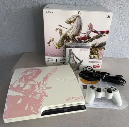 Console Playstation 3 Final Fantasy XIII Limited Edition CIB - Impecável