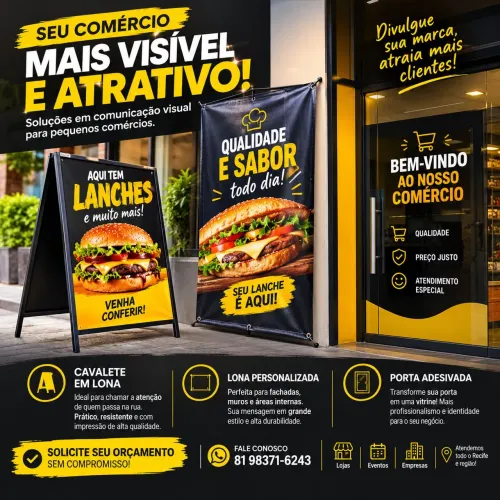 Kit promocional para seu comércio !!