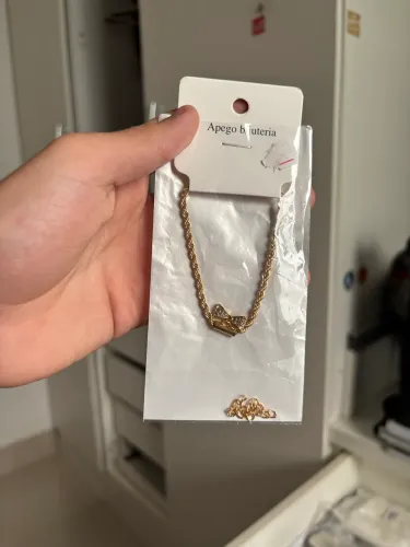 pulseira dourada bijuteria R$45