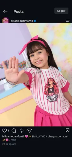 Blusa EMILY VICK 4 A 12 ANOS