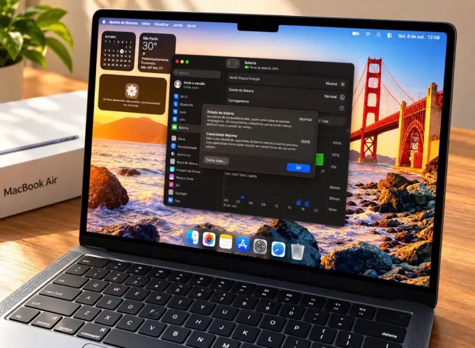 Macbook M4 Air + Acessórios