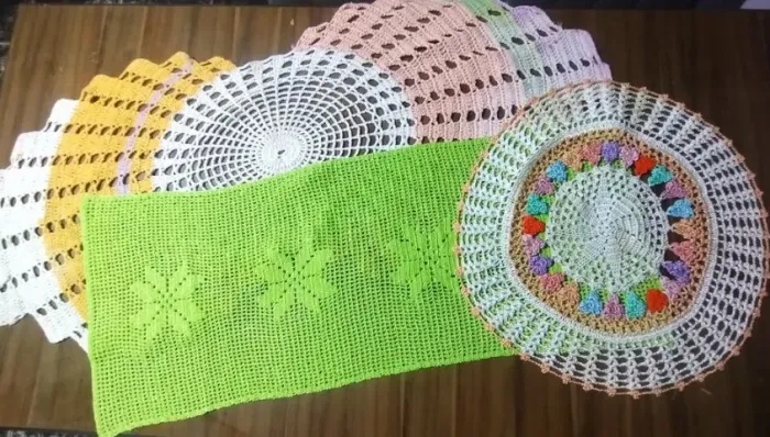 Kit Crochê perfeitos - 20,00 os três