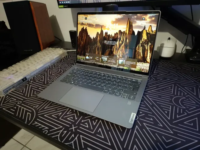 Notebook 2 em 1 Lenovo Flex 5 14IRU8, 16GB DDR4, I5-1335U, 500GB NVME