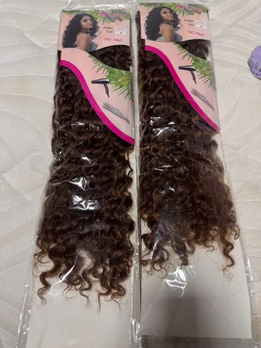 Aplique tic tac cacheado 