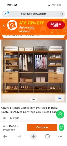 Guarda Roupa Closet